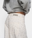 10 days white legs pants dots
