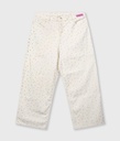 10 days white legs pants dots