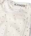 10 days white legs pants dots