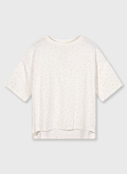 10 days tee dots ecru