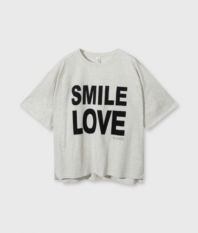 10 days tee smile love