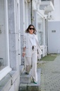 Les Blondinettes Oscar pantalon jog white