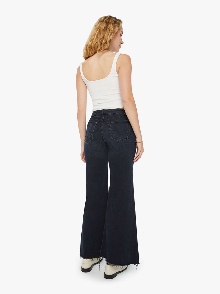 Mother denim The roller fray black