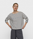 10 Days top stripes steel blue