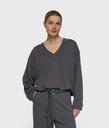 10 Days sweater v neck steel blue