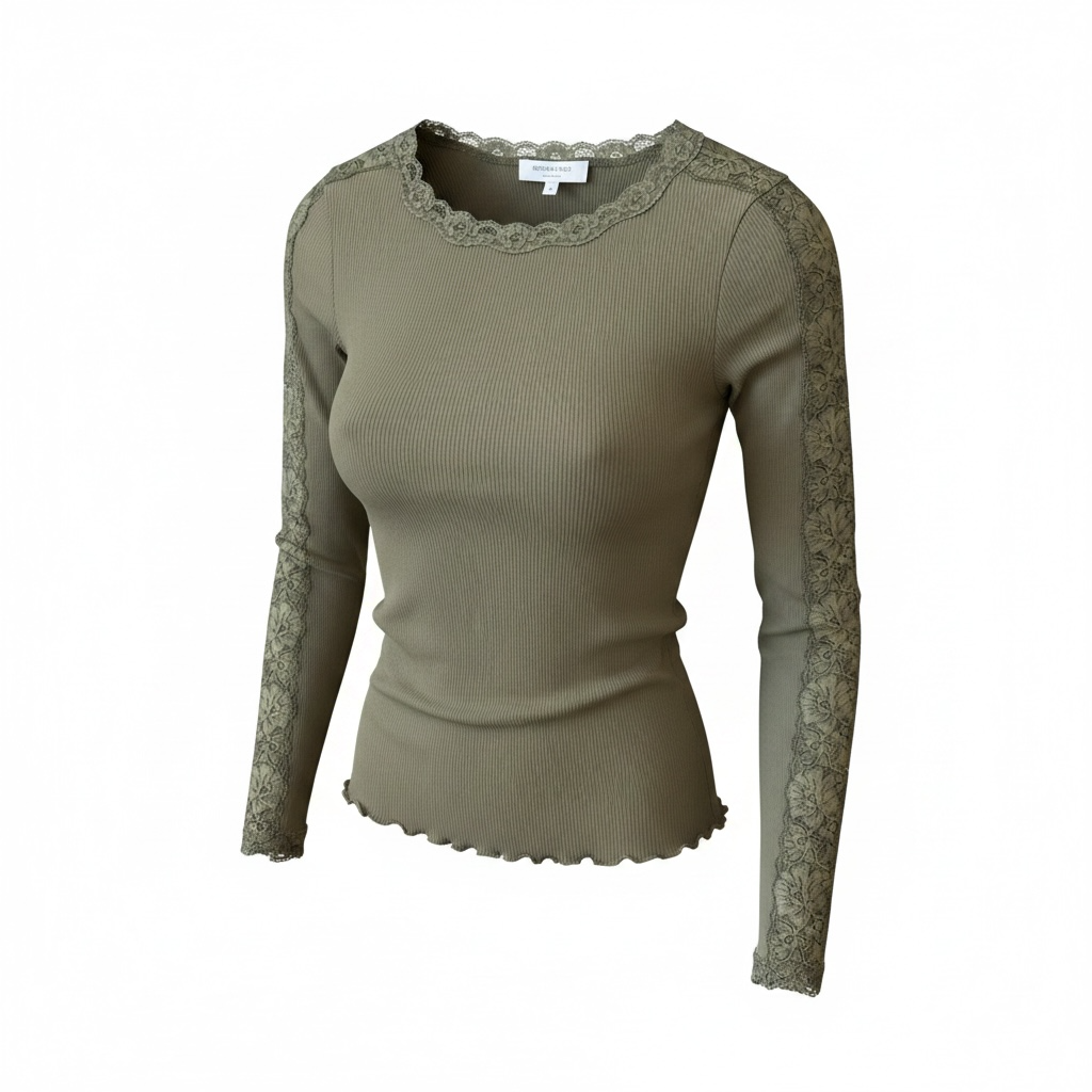 Rosemonde Bernadine kaki long sleeves