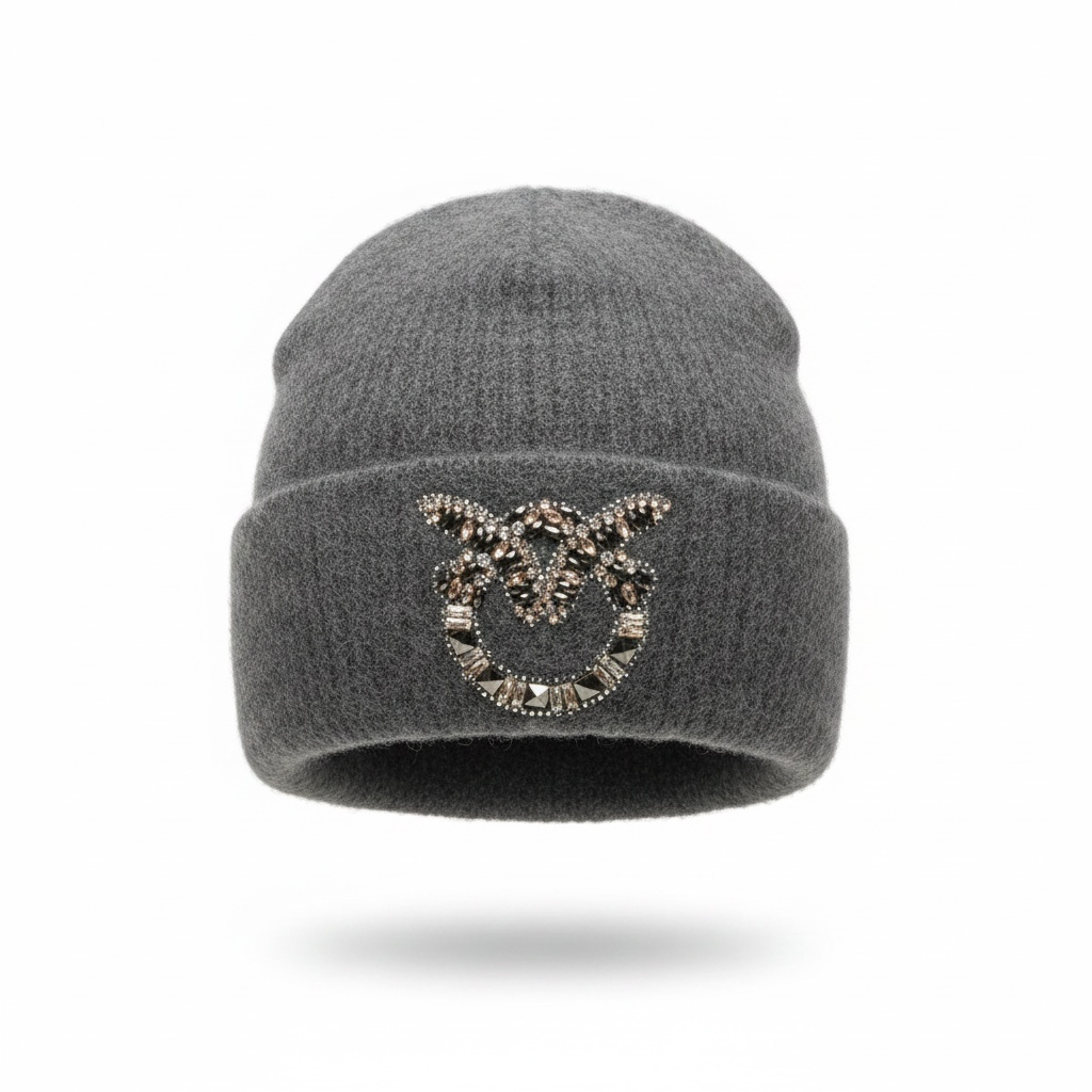 Pinko Bergamotto beanie grey