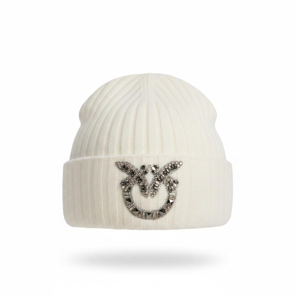 Pinko Bergamotto beanie white