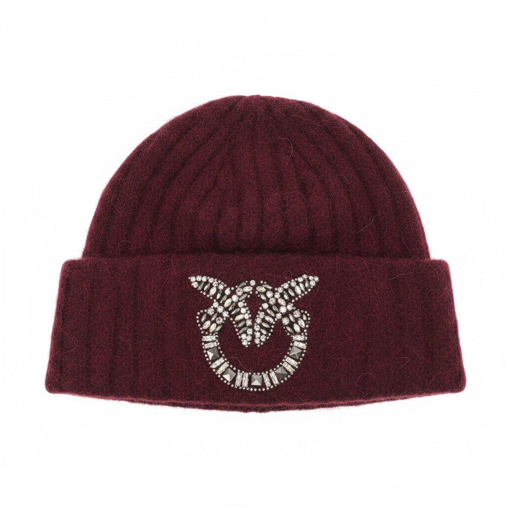 Pinko Bergamotto beanie bordeaux