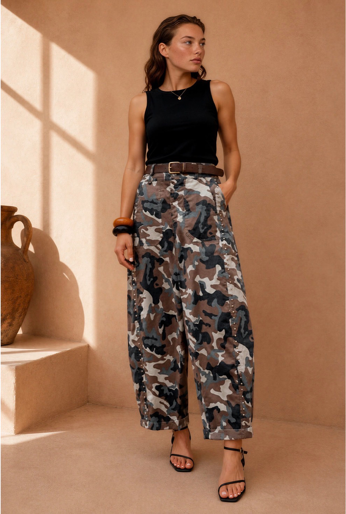 Pants camo light kaki