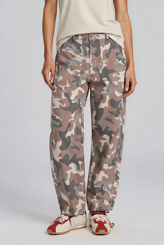 Pants balloon camo kaki