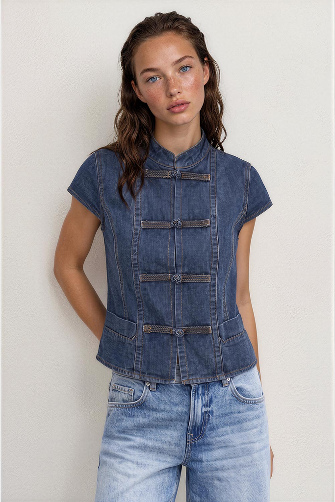 Top jeans military