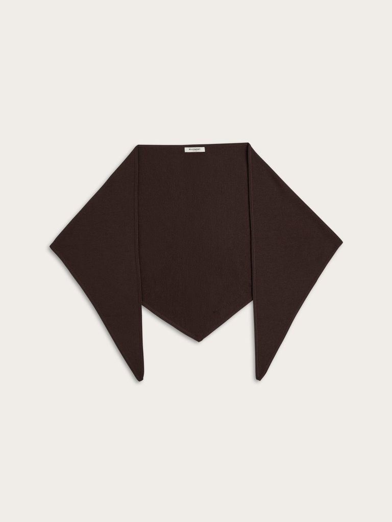 [BM09891263] Beaumont Eryn chocolate scarf
