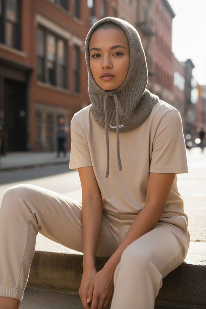 Penn & Ink Balaclava brown