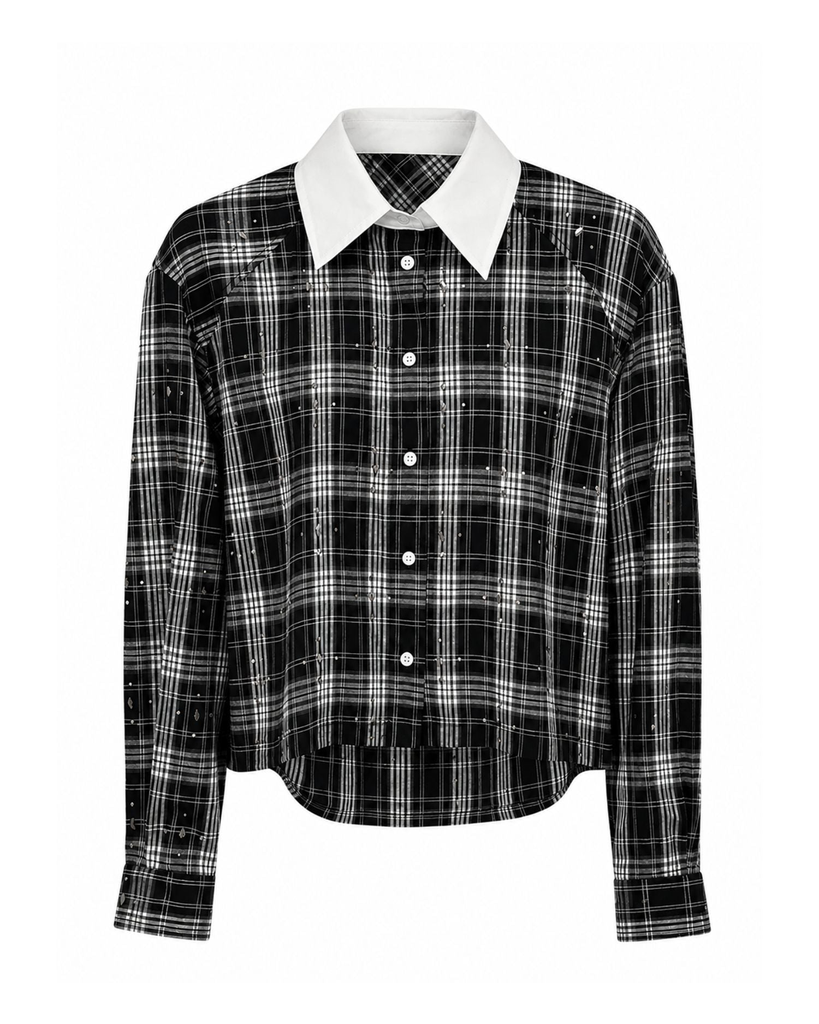 Silvian Heach camicia black/white