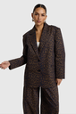 Alix The Label animal blazer