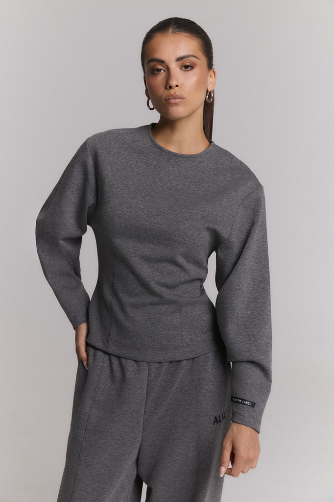 Alix The Labelballoon sleeve top