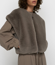 10 Days fluffy vest portobello