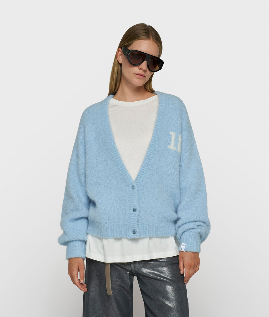 10 Days hairy cardigan Angel blue