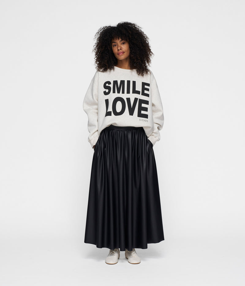 10 days leatherlook pleated skirt