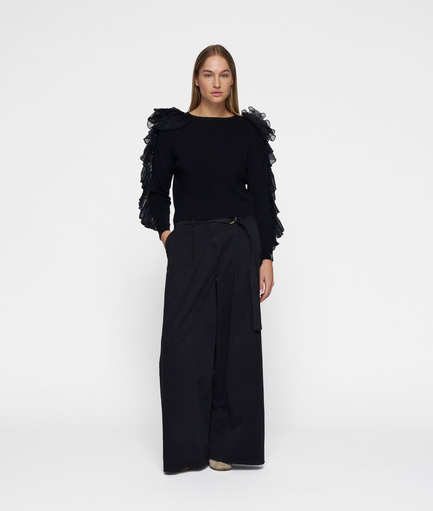 10 days pants twill black