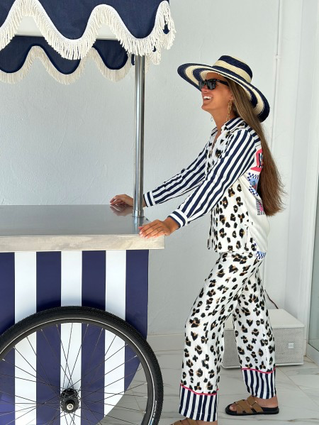 Vilagallo pantalon Elena Léopard