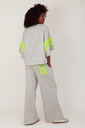 Turquoise jog NY fluo jaune