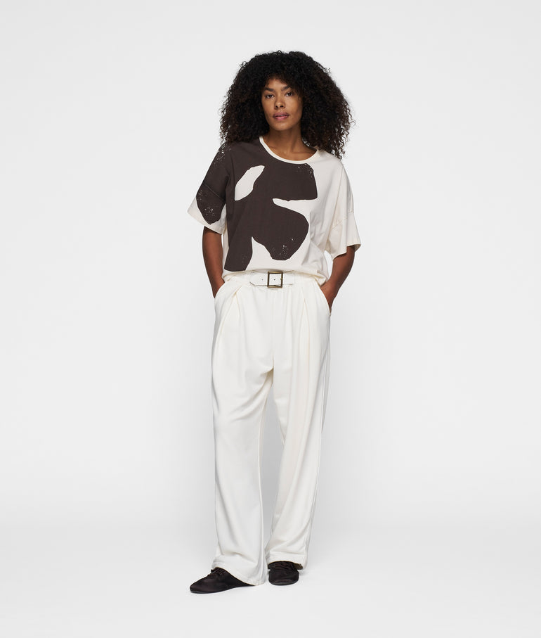 10 days belt jogger white