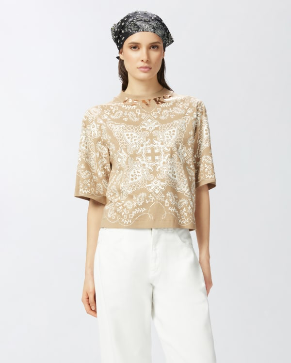 Pinko Niamey t-shirt stampa bandai