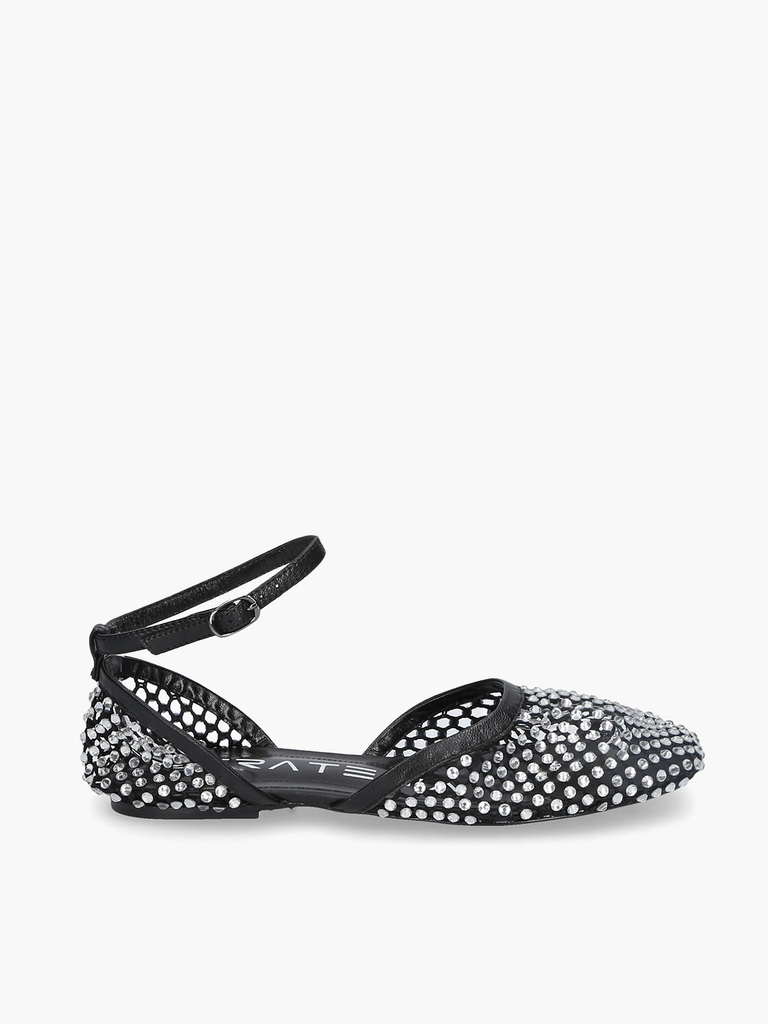 Strategia ballerine black strass