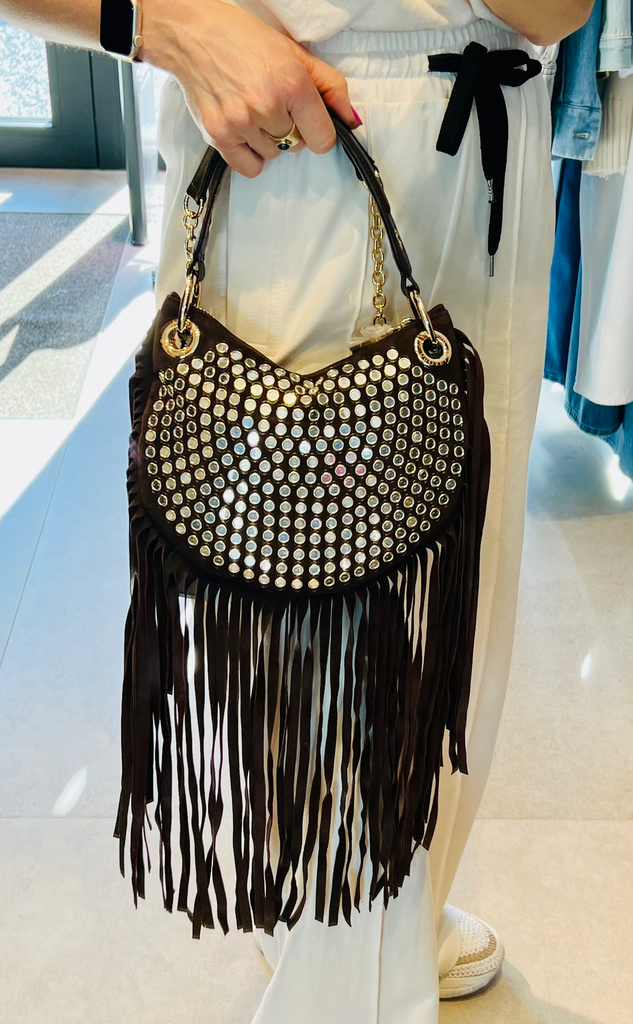 Buranalab Mirror fringes brown