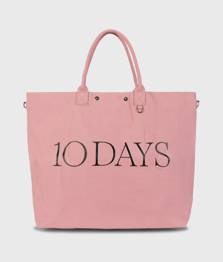 10 days Canvas shopper raspberry