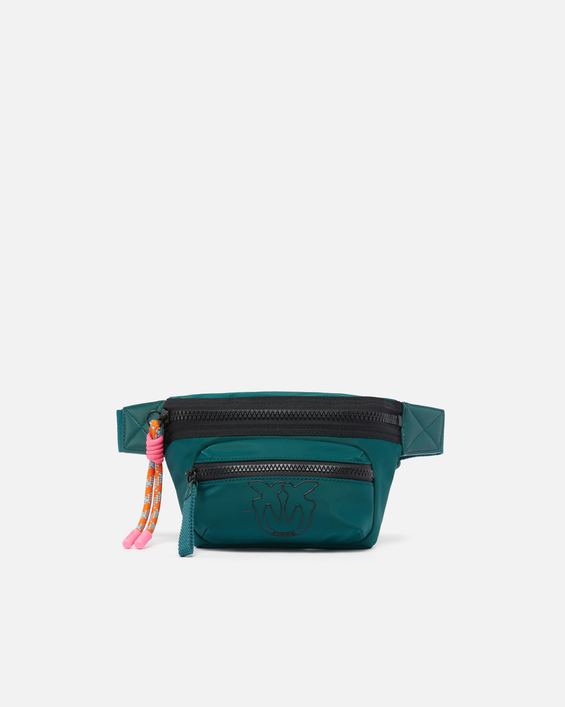 Pinko belt bag blue/green
