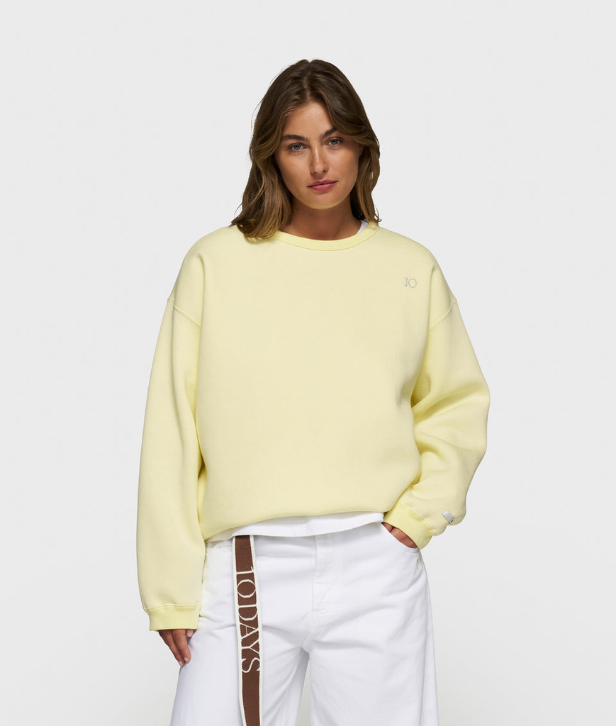 10 days sweater pastel yellow