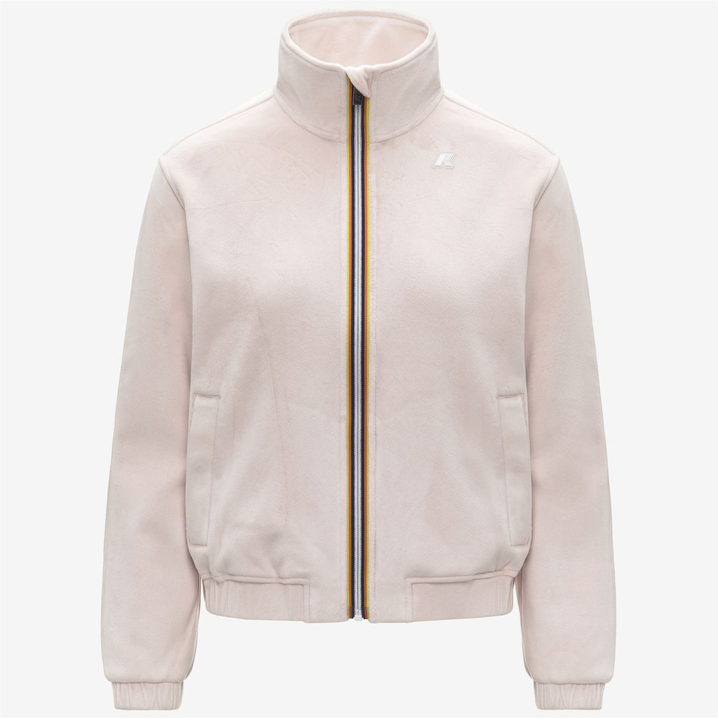 K-Way Viviette velours rose hushed
