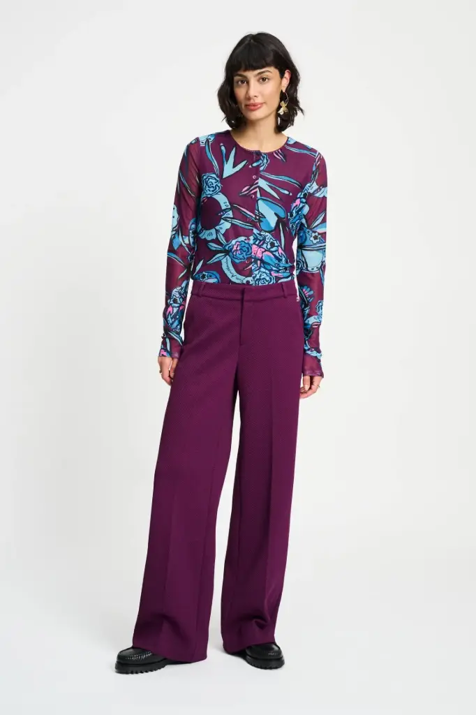 Pom Amsterdam Pants Lara Plum