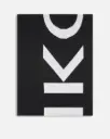 Pinko scarf black / white