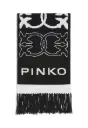 Pinko svezia sciarpa black/white