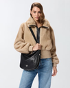 Pinko Hobo Zip around black