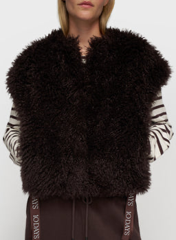 10 Days Bobbie gilet deep wine