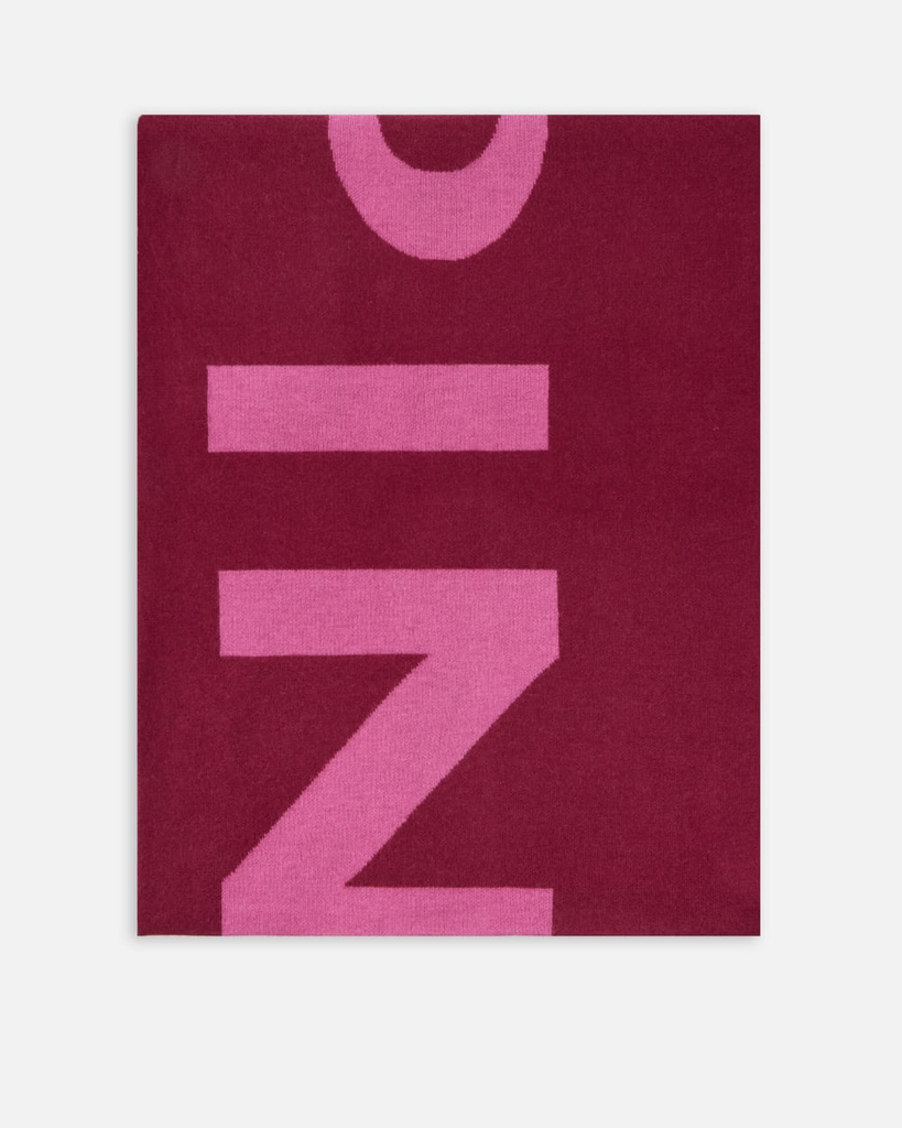 Pinko Serbia sciarpa burgundy