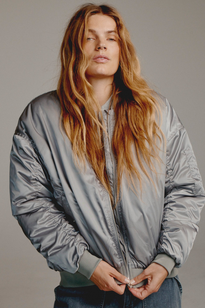 Penn & Ink bomber silver