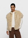 10 Days fluffy gilet pearl