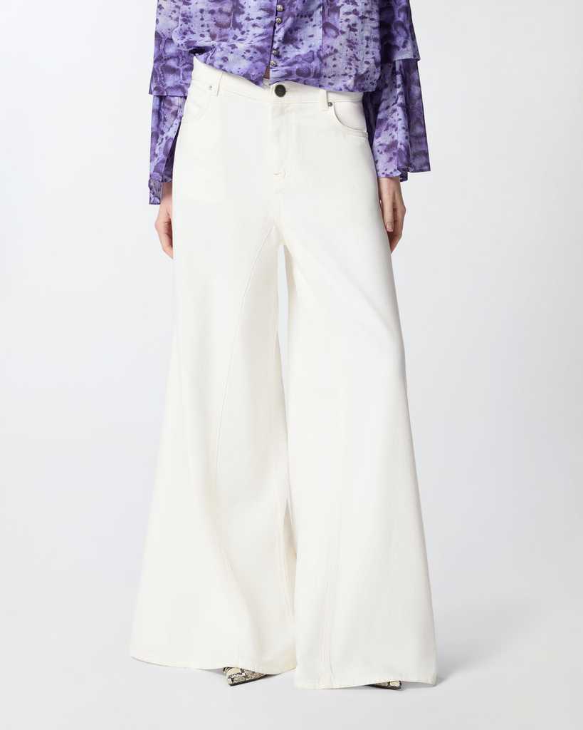 Pinko Winona Wide leg white (24)