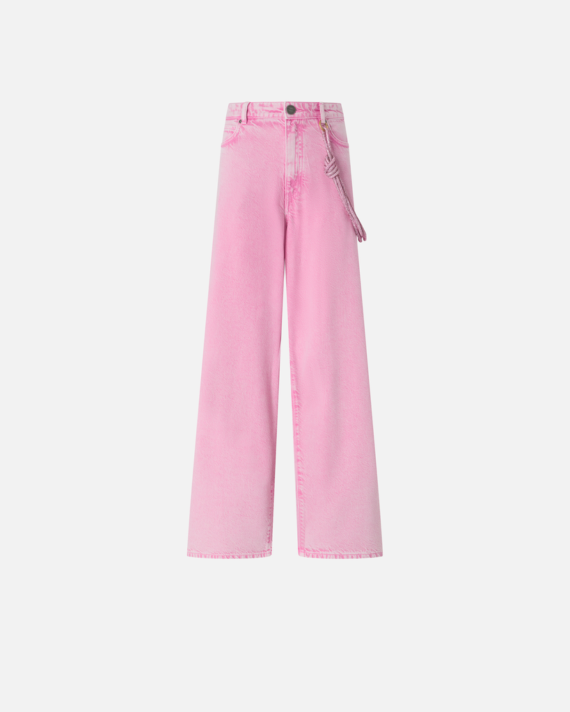 Pinko Lauryn loose denim pink (24)