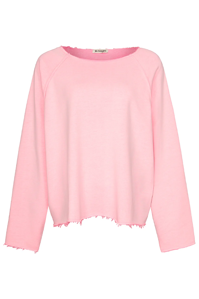Liv Bergen Fine sweat neon pink  (XS)