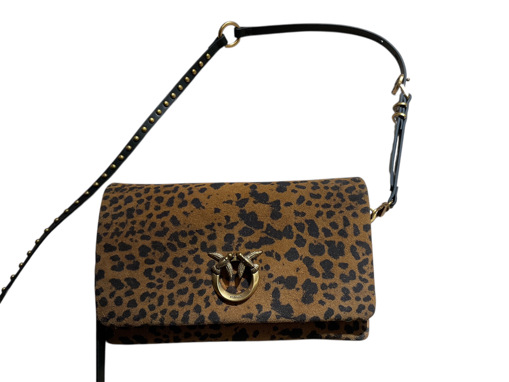 [106023 A32Asuede macula] Pinko click soft leo bag