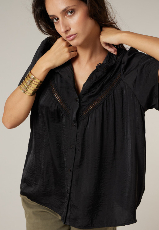 Deeluxe chemisier noir