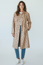 Dixie imper beige fleuri
