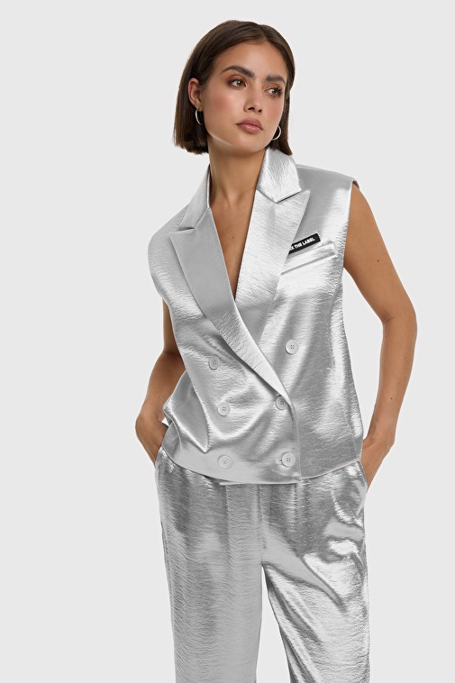 Alix The Label gilet brillant